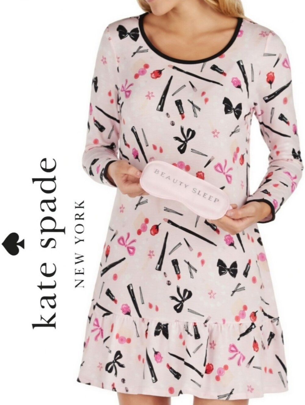 NWOT Kate Spade Dream a Little Dream Pink Multi Nightgown